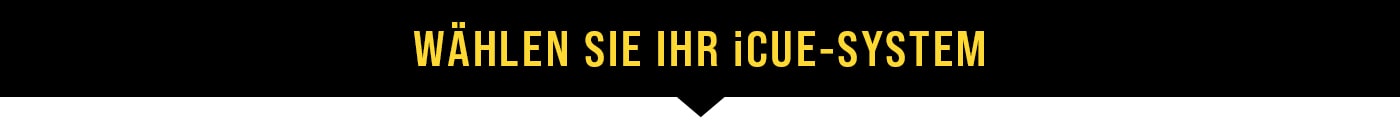 Wählen Sie Ihr iCue-System. RGB Beleuchtung mit Corsair iCue bei Megaport. 