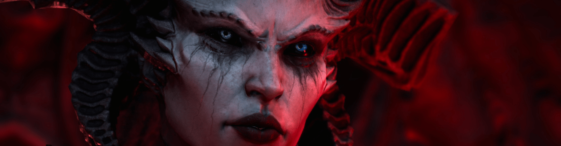 Nahaufnahme von Lillith aus Diablo 4