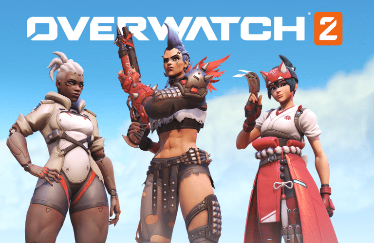 Drei Overwatch 2 Agenten stehen kampfbereit nebeneinander
